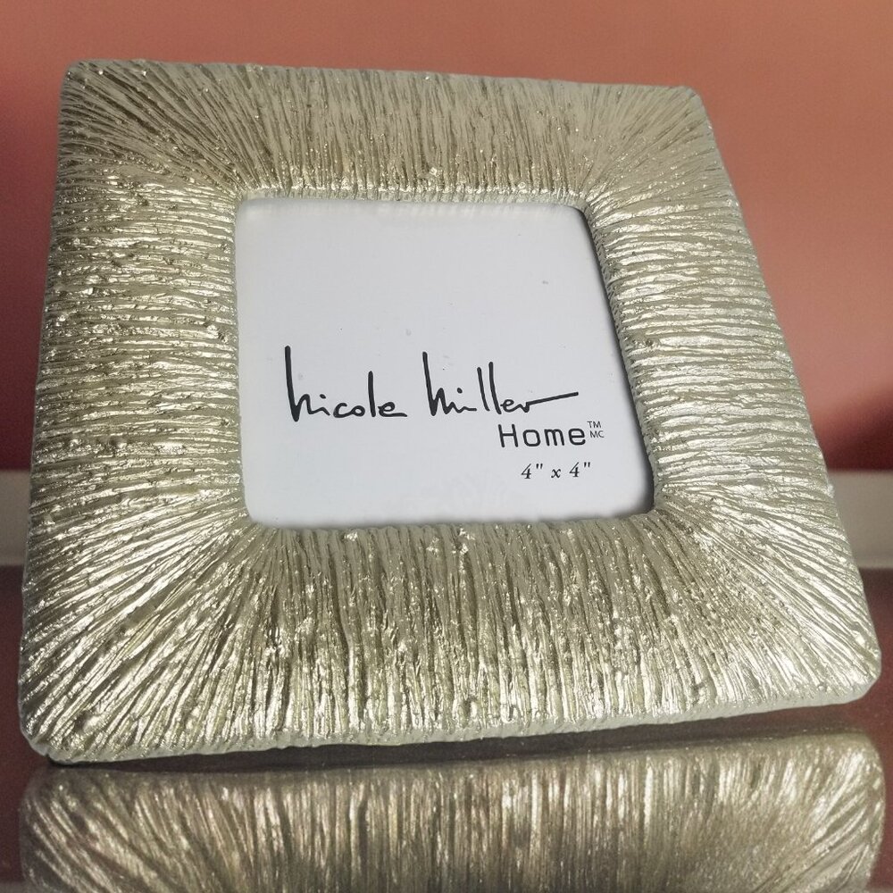4 X 4 Silver Photo Frame Nicole Miller Home - Picture 10 of 16